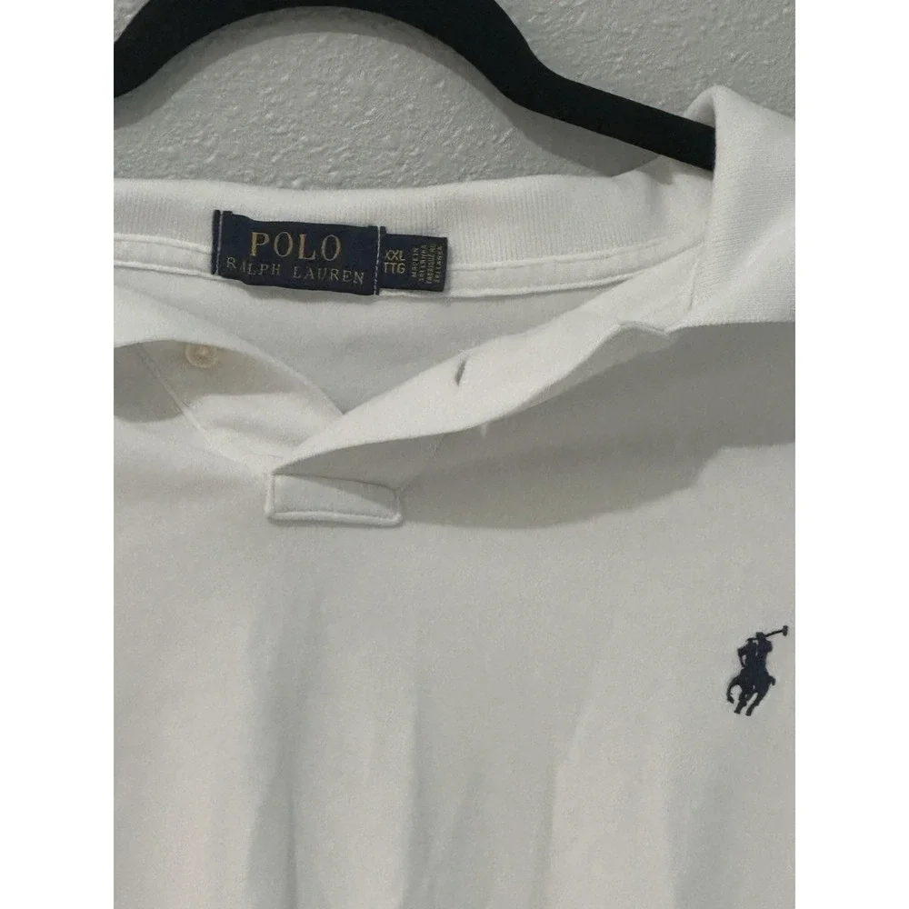 Polo Ralph Lauren Men's Classic Fit Cotton Polo Shirt White XXL Short Sleeve